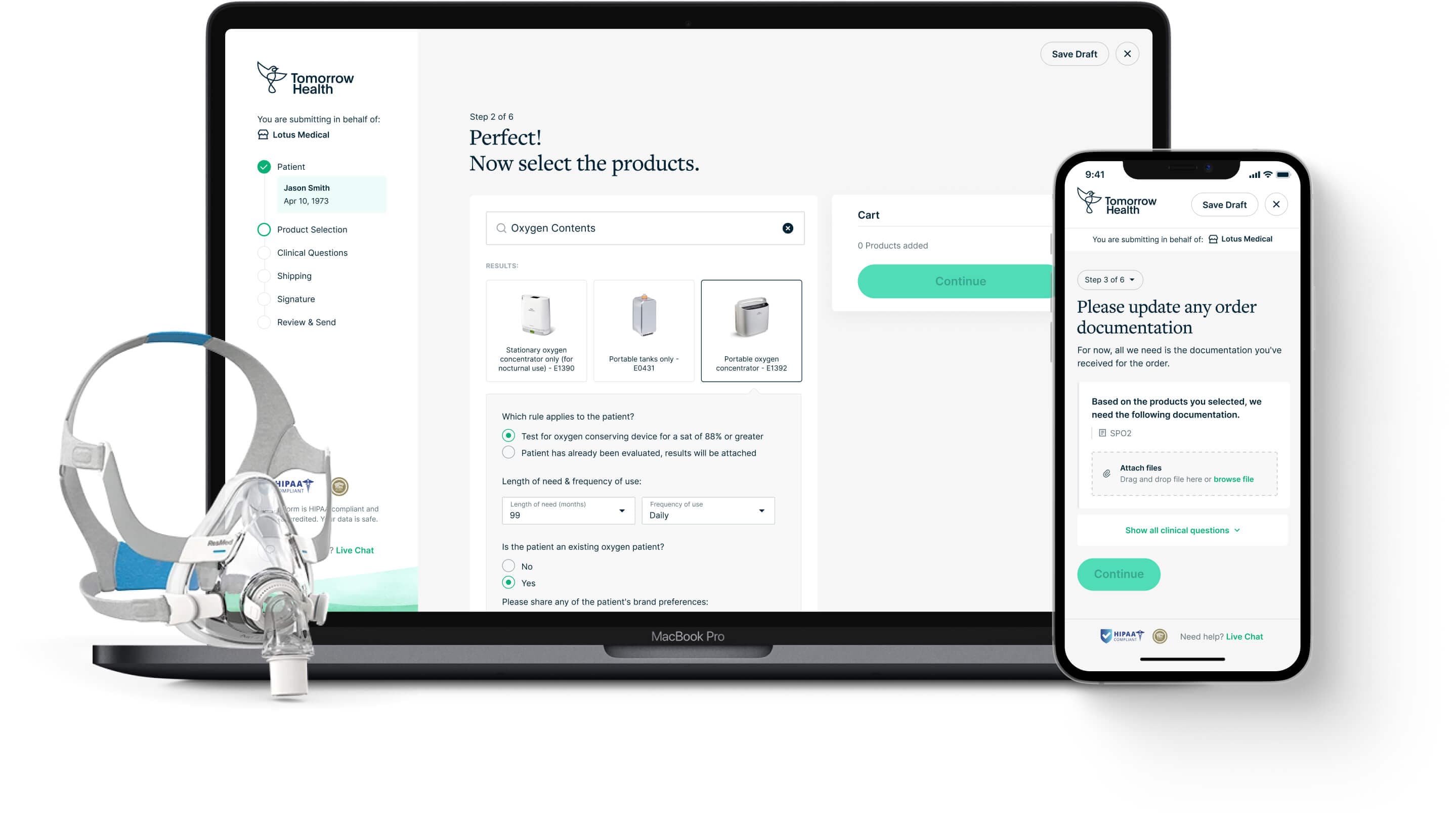 Tomorrow Health backdrop